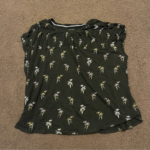 Anthropologie Pilcro Floral Cotton Tee - Picture 4 of 6